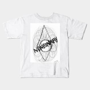 Nonbinary Abstract Kids T-Shirt